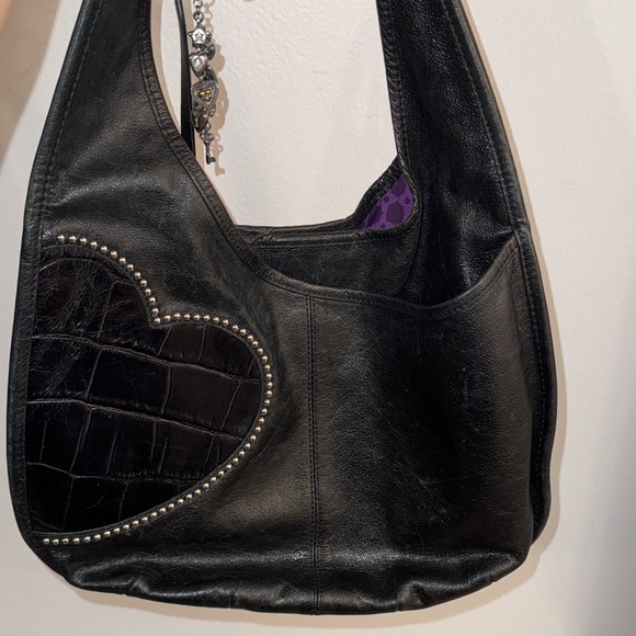 Brighton Handbags - Brighton leather crossbody/shoulder-large good condition